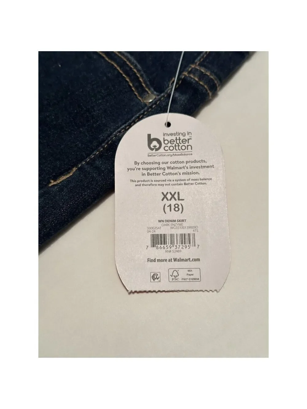 Wonder Nation Destructed Dark Blue Denim Skirt GIRLS Size XXL 18 NEW NWT Zipper